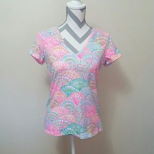 Lilly Pulitzer New Oh Shello Michelle V-Neck Top